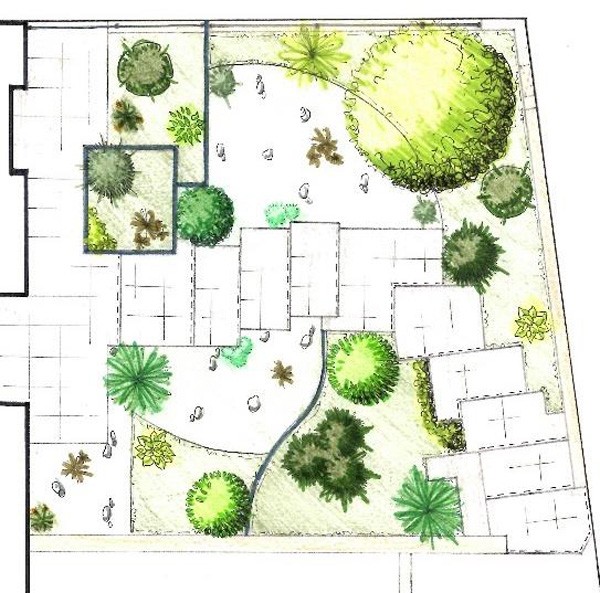  Plan  et relev s du jardin Jardins de R ve